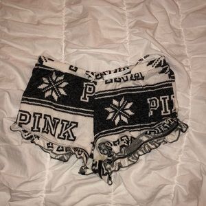 PINK pajama shorts